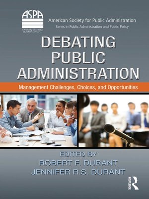 cover image of Debating Public Administration